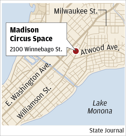 Madison Circus Space map
